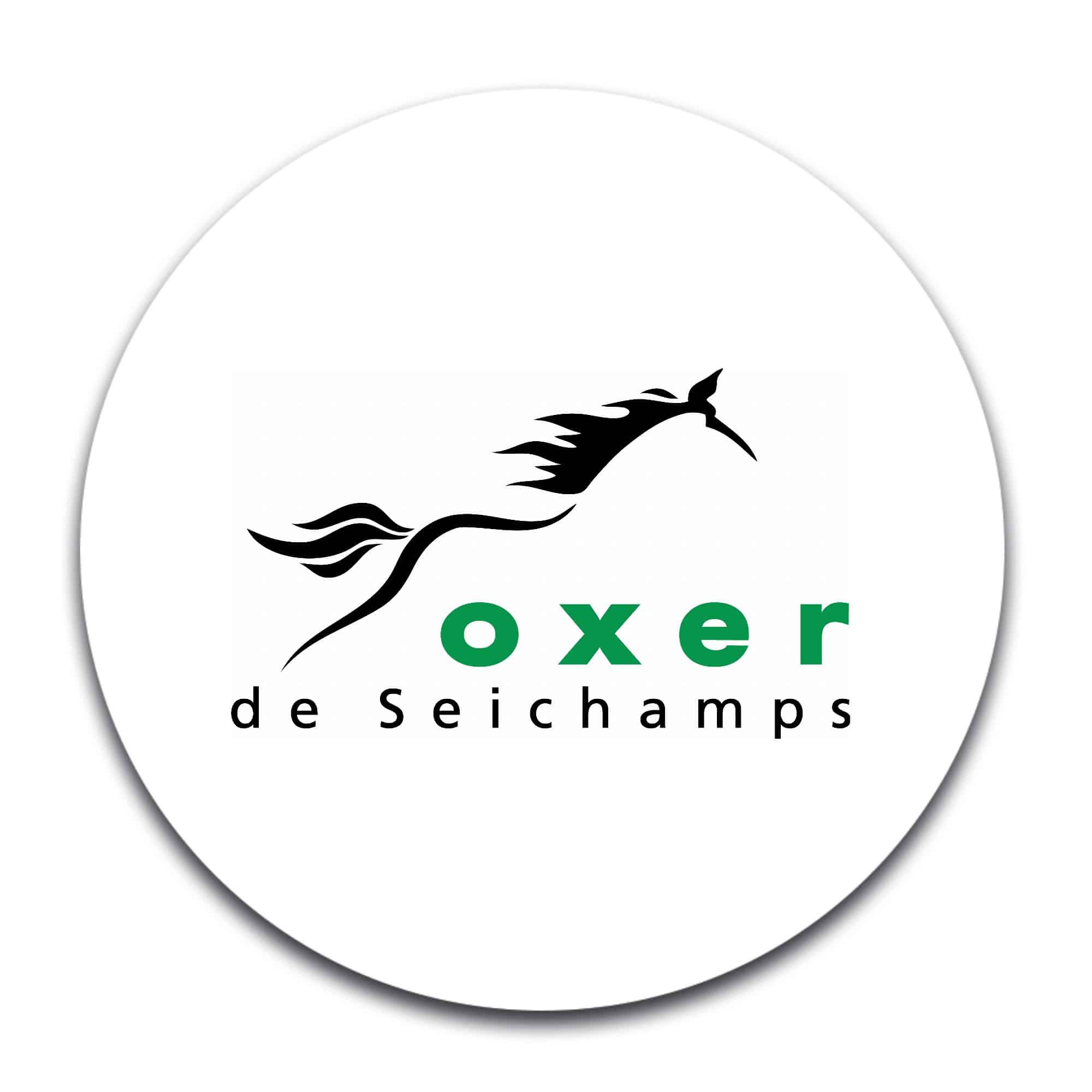 STICKER ROND - OXER DE SEICHAMPS - STI001