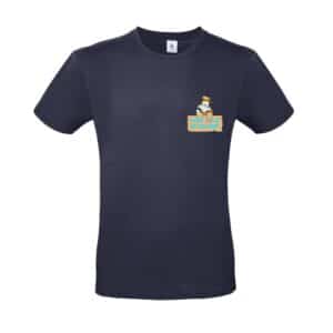 T-SHIRT [Economique] (homme) – PONEY CLUB DE PALOUMEY – Navy – BC01T