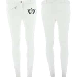 Pantalon d'équitation RIDING WORLD (enfant) - Haras de Jardy – Blanc - 989070