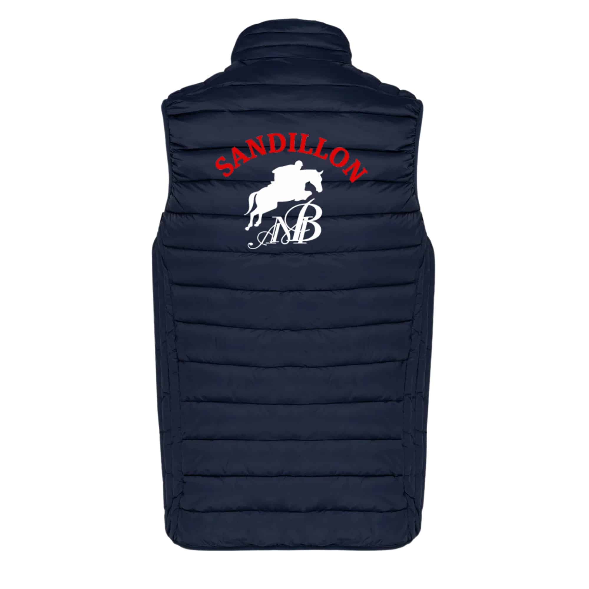 DOUDOUNE SANS MANCHES (homme) - Ecurie Pierre Defrance - Navy - K6113 – Image 3