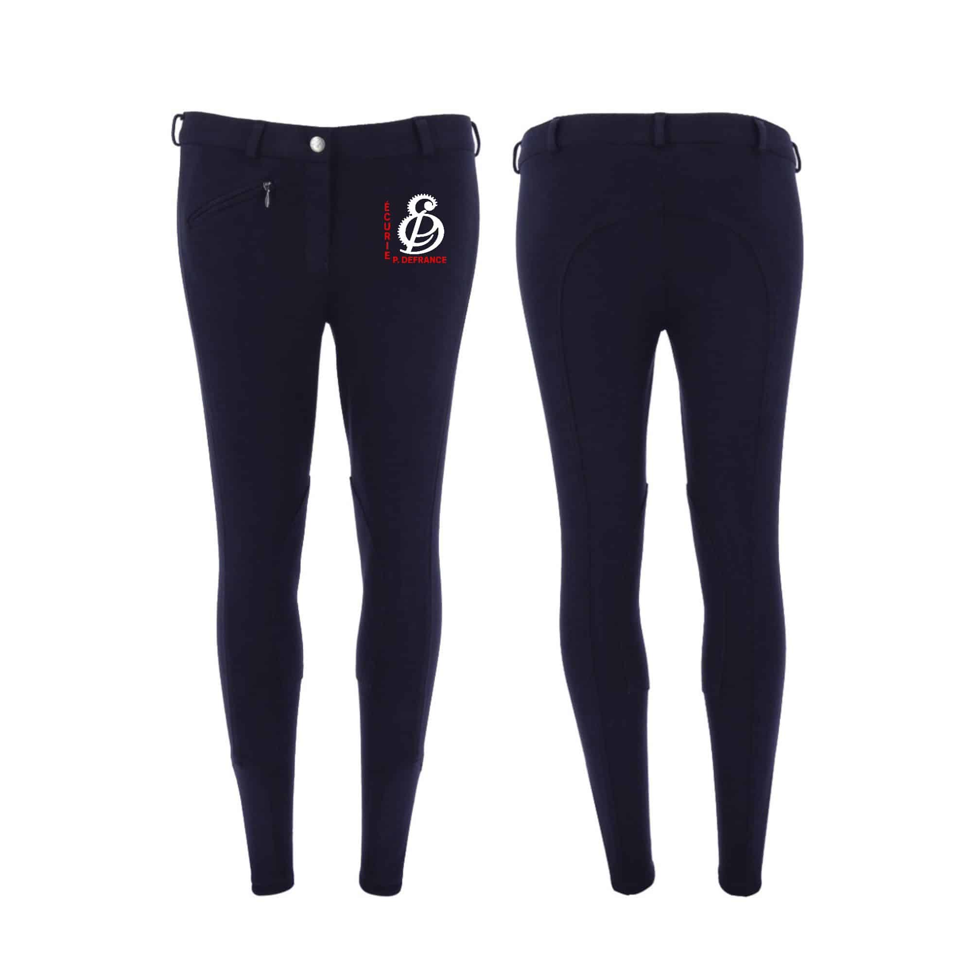 Pantalon d'équitation RIDING WORLD (homme) - Ecurie Pierre Defrance - Navy - 989072