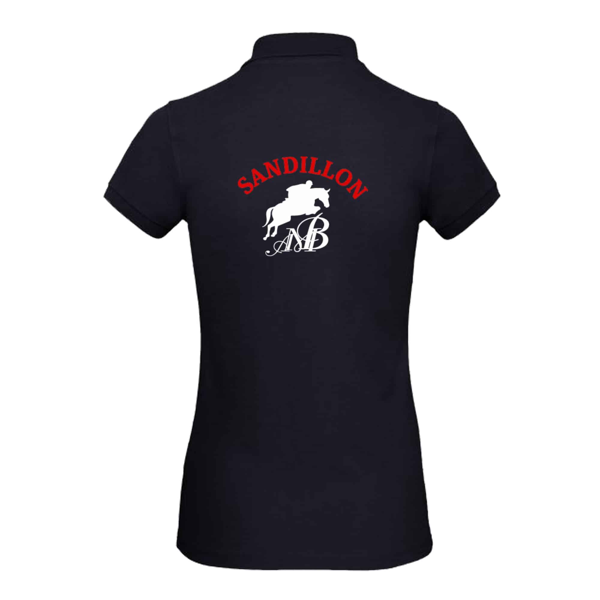 POLO (femme) - Ecurie Pierre Defrance - Navy - BCI1F – Image 3