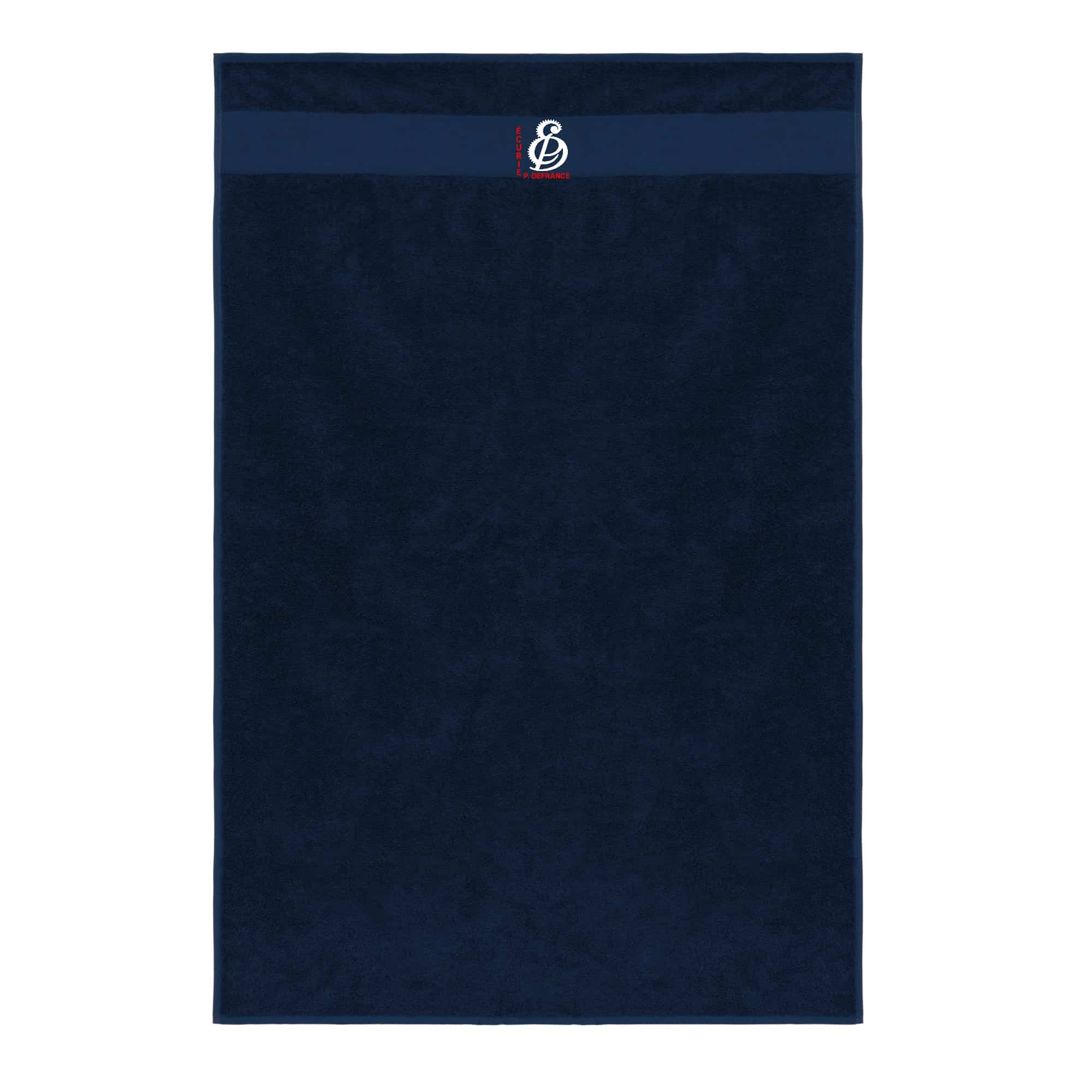 Serviette éponge - Ecurie Pierre Defrance - Navy - k111