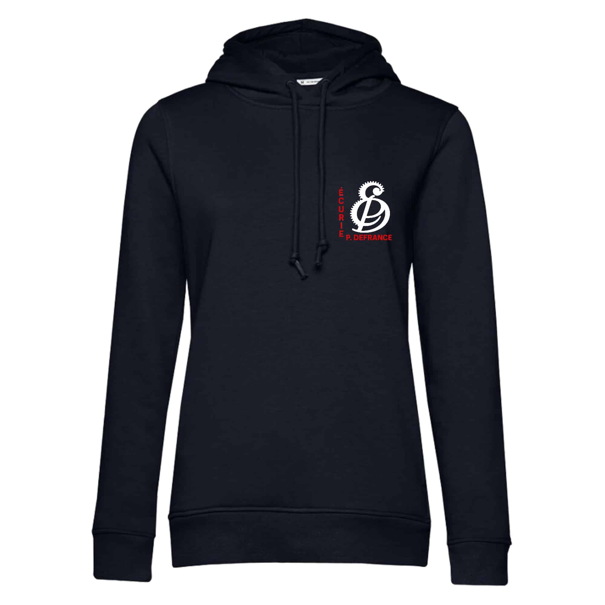 SWEAT A CAPUCHE (femme) – Ecurie Pierre Defrance - Navy - BCW34B