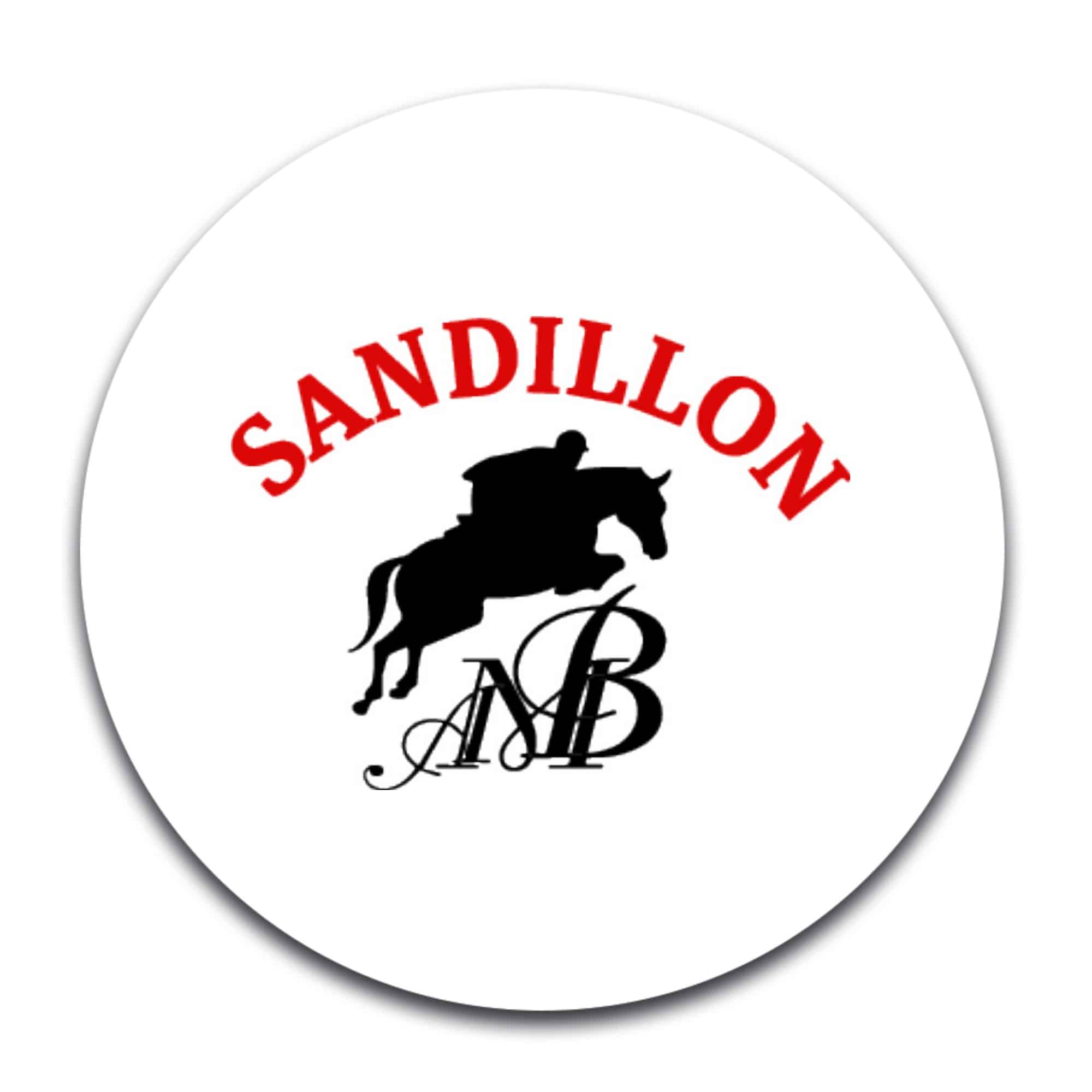 STICKER ROND - Ecurie Pierre Defrance - Navy - STI001