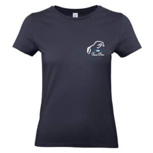 T-SHIRT (femme) - team pirou – Navy - BC04T