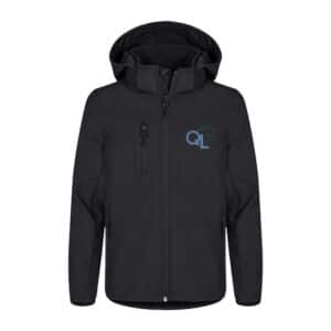 SOFTSHELL ''Classic'' (enfant) - Qlcoaching - Noir - 0200909