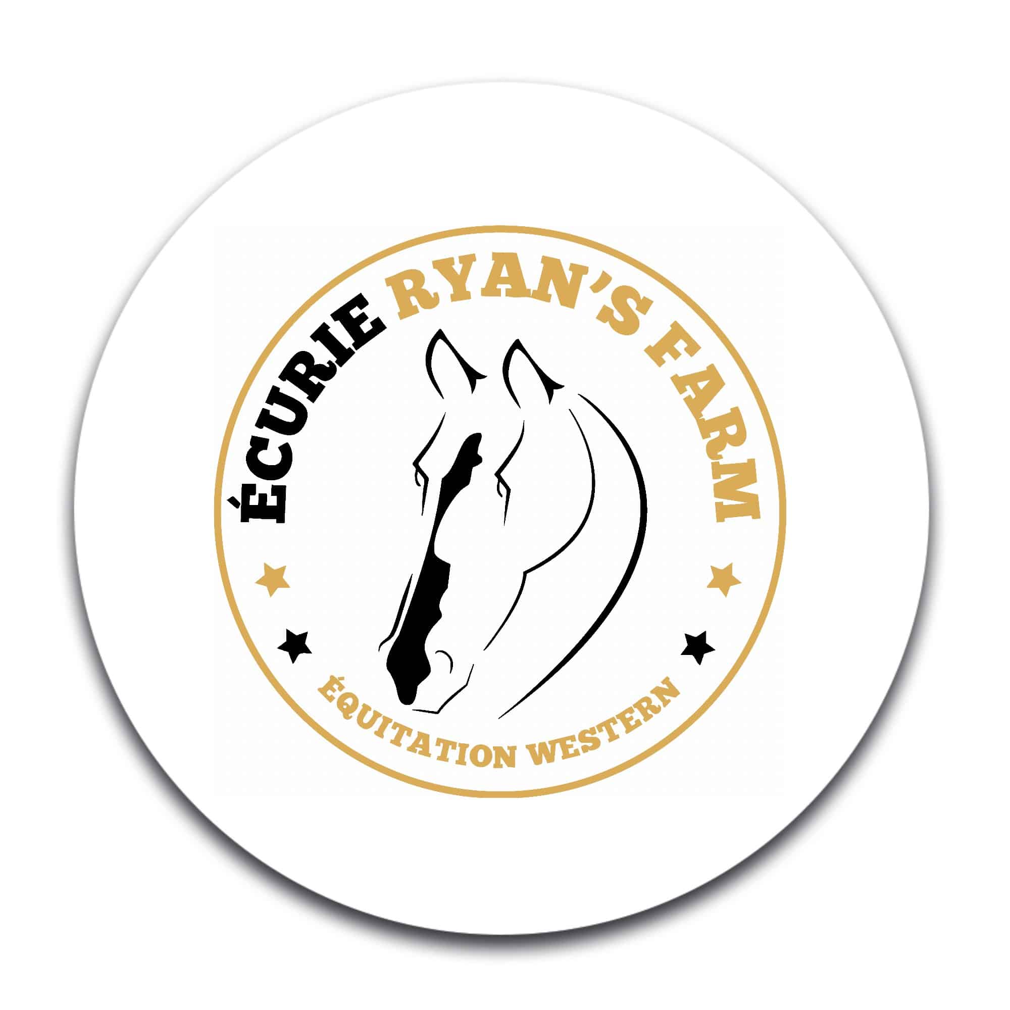 STICKER ROND - Ryan’s Farm - STI001
