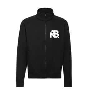 SWEAT ZIPPE SANS CAPUCHE (femme) - RB Stable - Noir - SC366