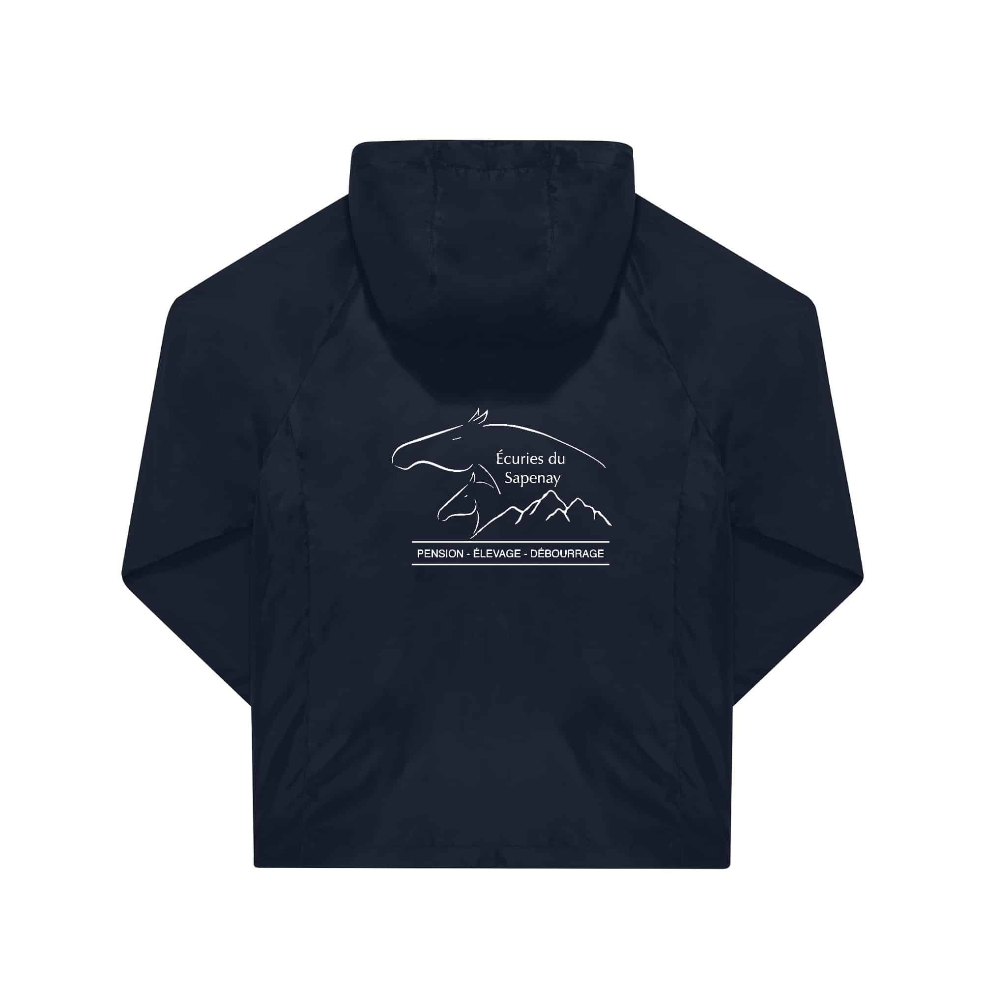 COUPE-VENT (unisexe) - ÉCURIES DU SAPENAY - Navy - BC630 – Image 3