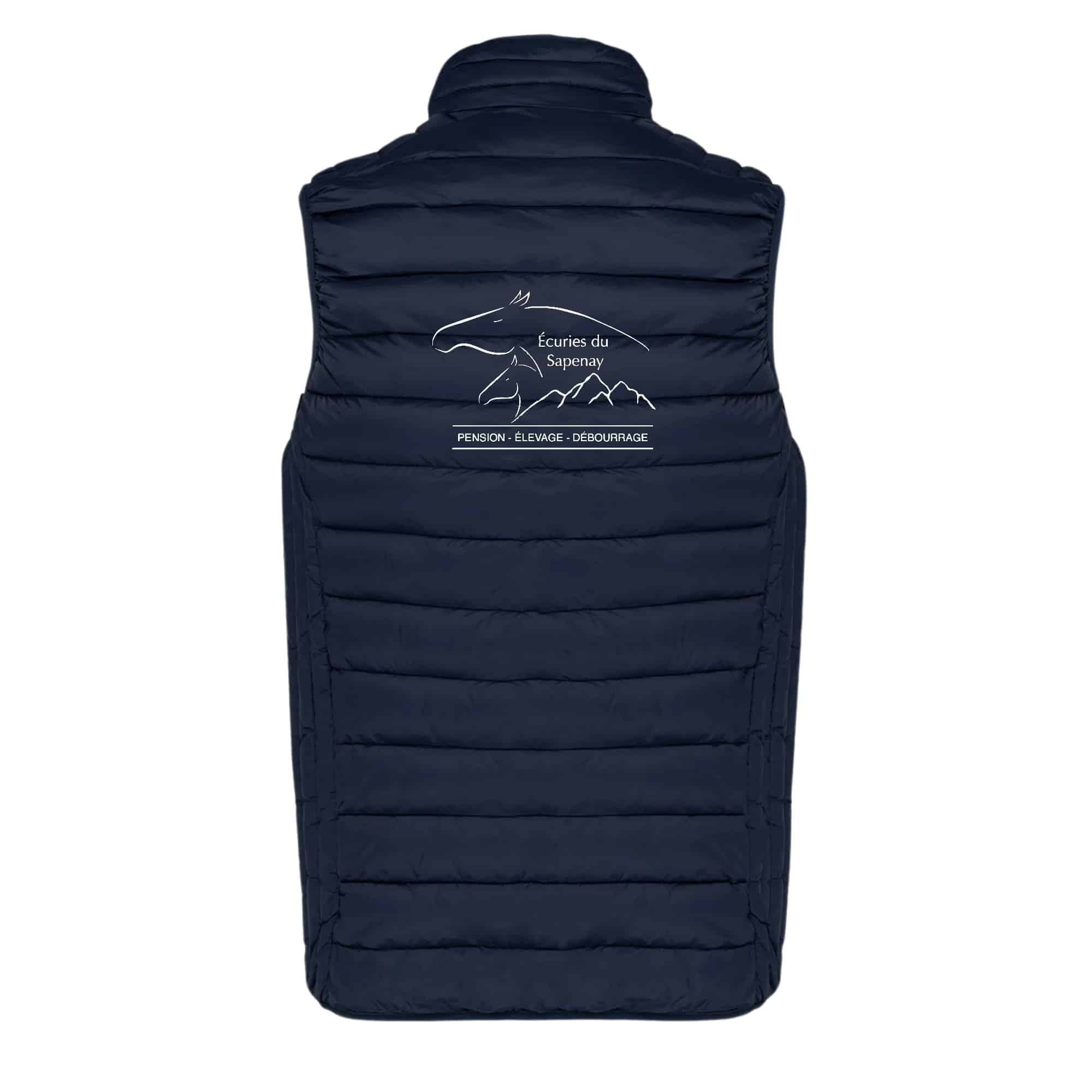 DOUDOUNE SANS MANCHES (enfant) - ÉCURIES DU SAPENAY - Navy - K6115 – Image 3