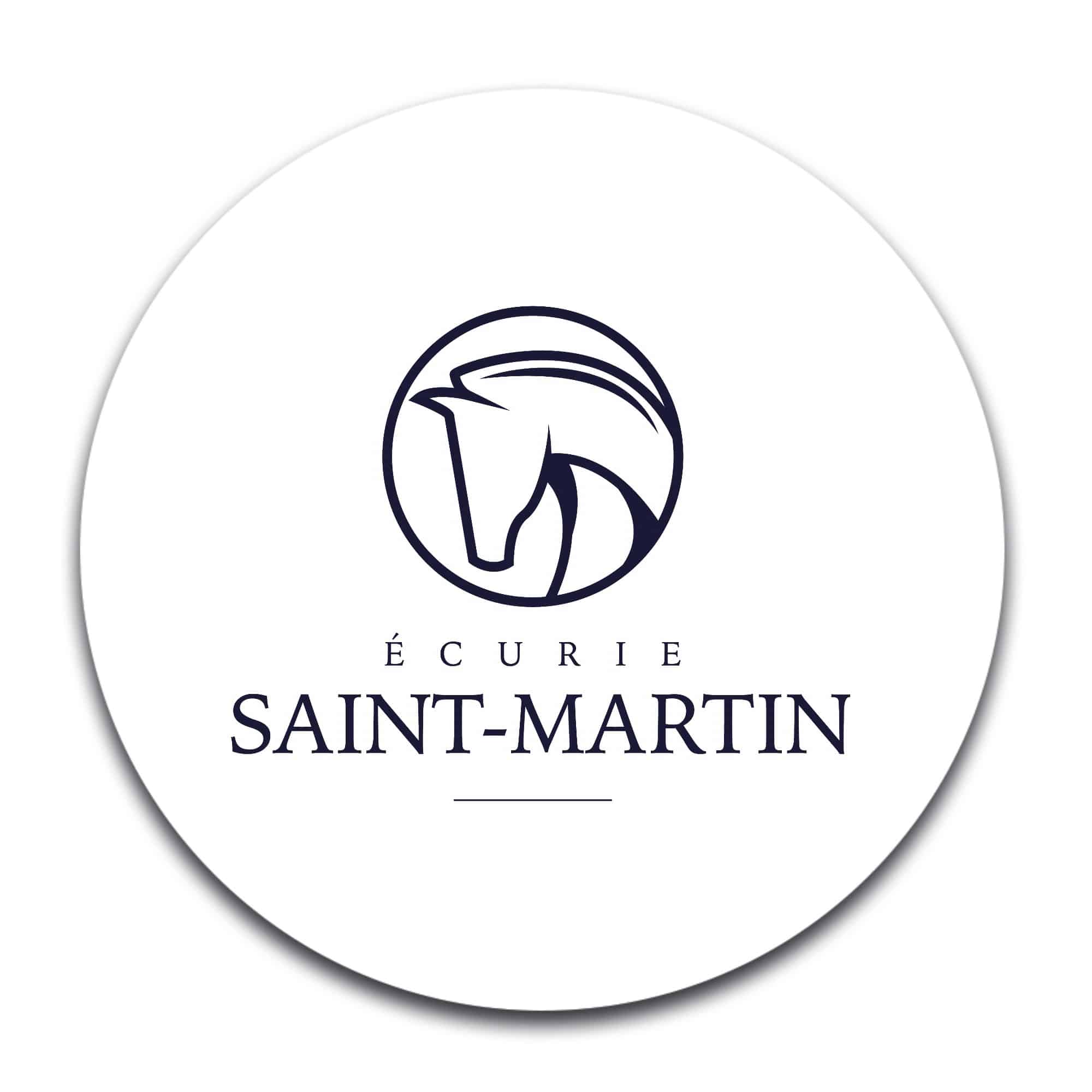 STICKER ROND - Écurie St Martin - STI001