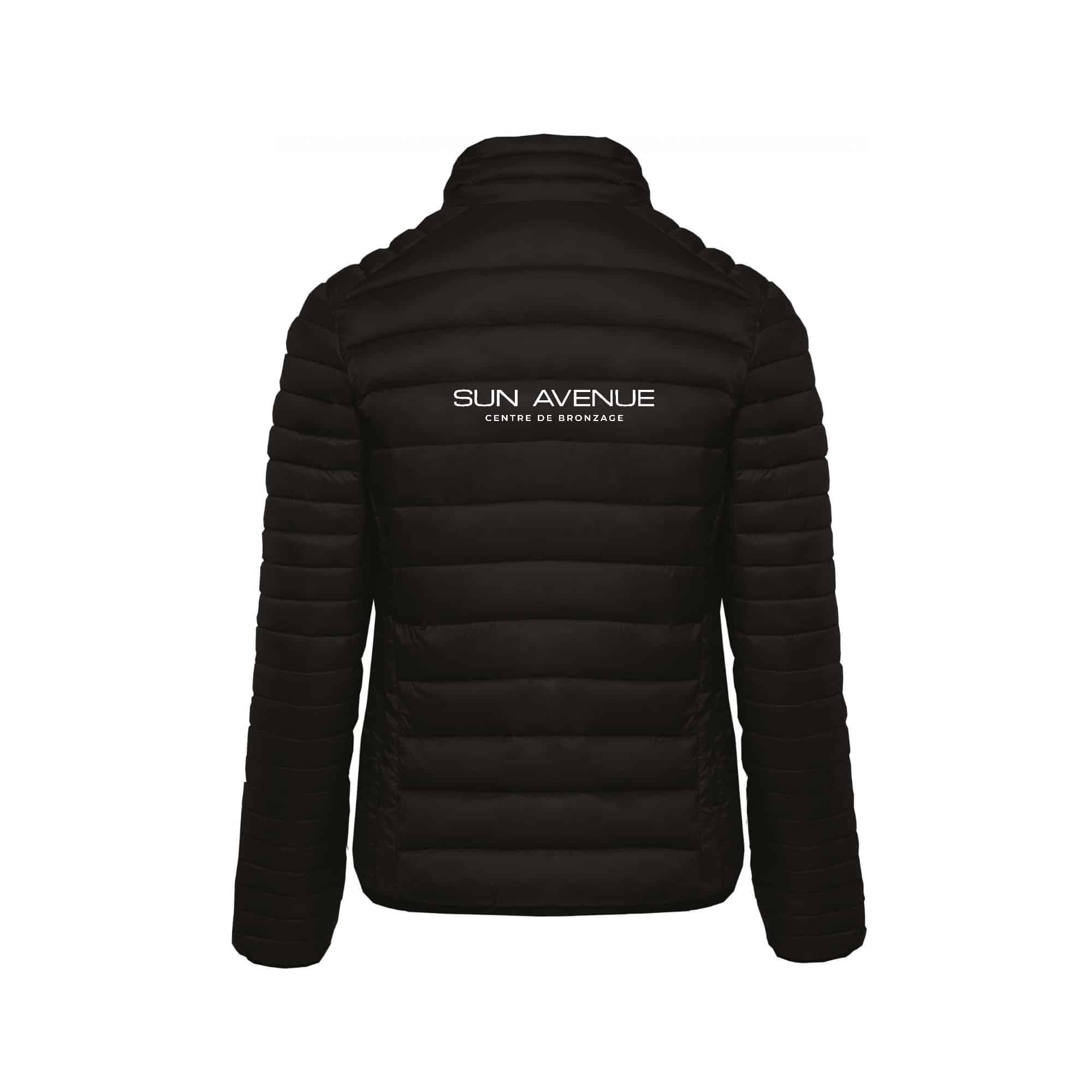 DOUDOUNE AVEC MANCHES (femme) - sun avenue - Noir - K6121 – Image 3