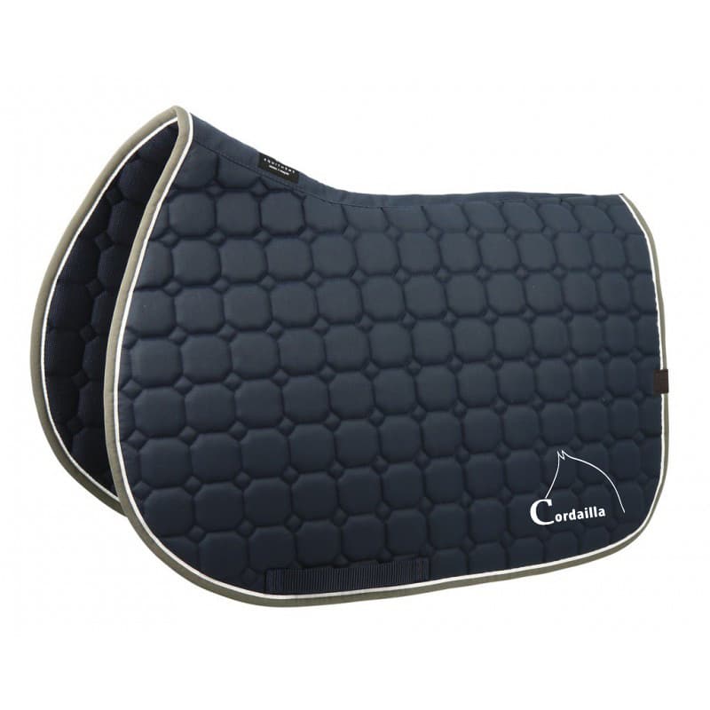 Tapis de selle Equithème "Orion" - Association Team Cordailla - Navy - 20477