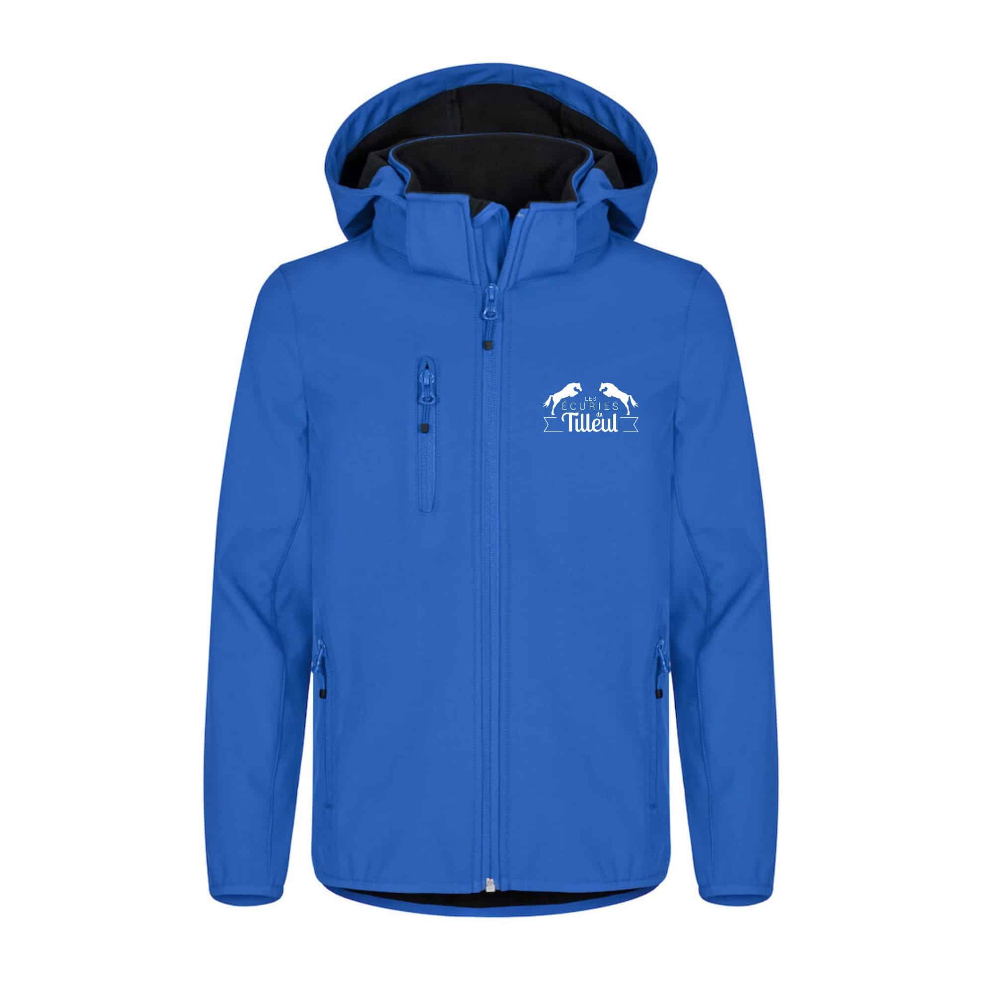 SOFTSHELL ''Classic'' (enfant) - Les écuries du Tilleul – Bleu Roi - 0200909