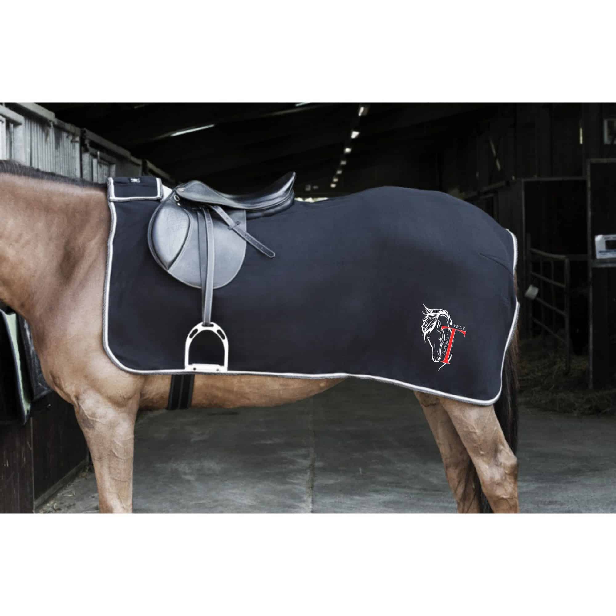 Couvre-reins polaire Riding World - SCEA Élevage des Trat - Noir - 400154