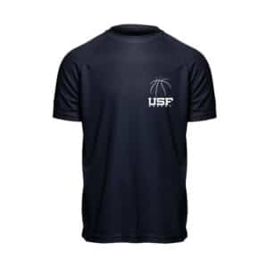 T-Shirt respirant (homme) - USF BASKET - Navy - PK140