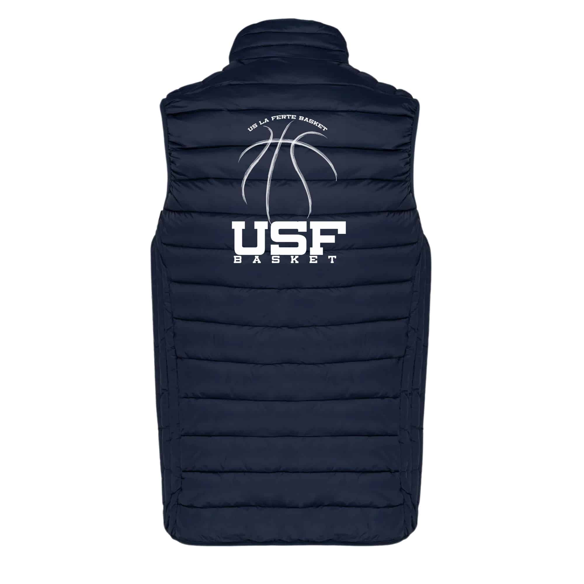 DOUDOUNE SANS MANCHES (femme) - USF Basket - Navy - K6114 – Image 3