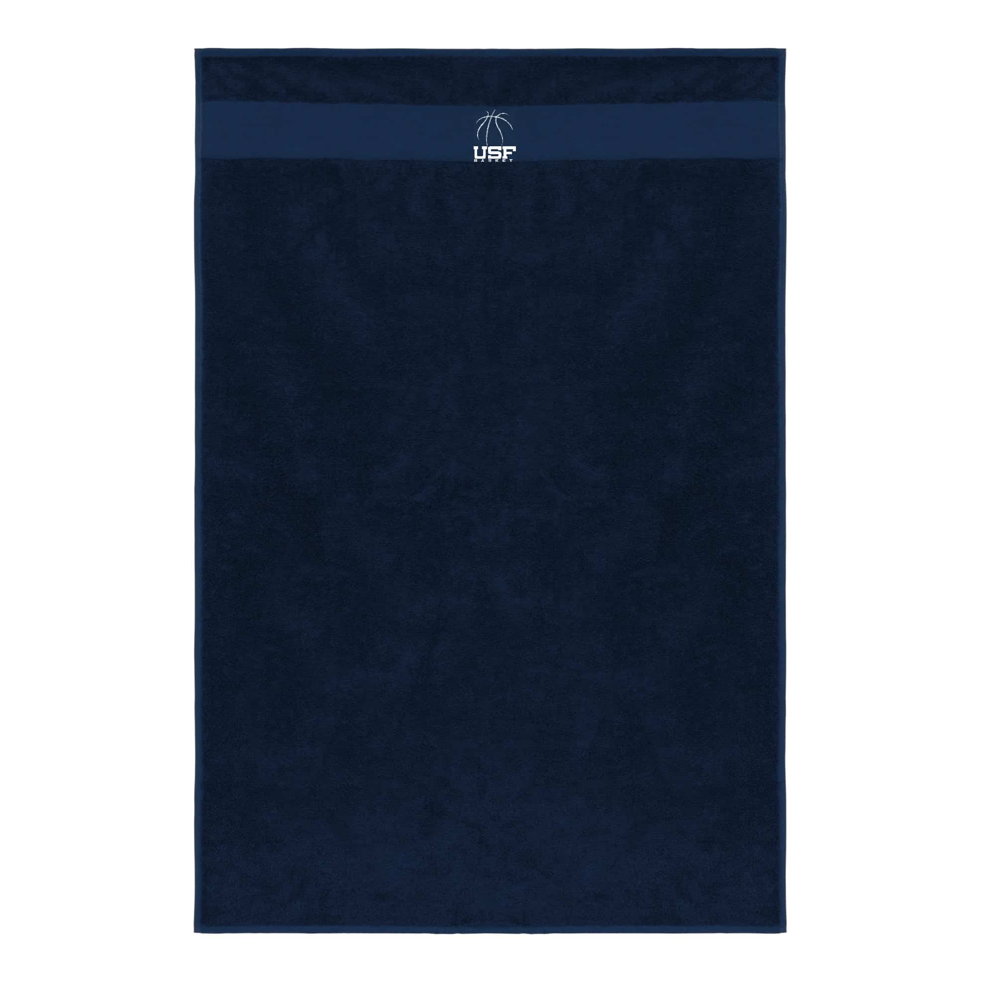 Serviette éponge - USF Basket - Navy - k111