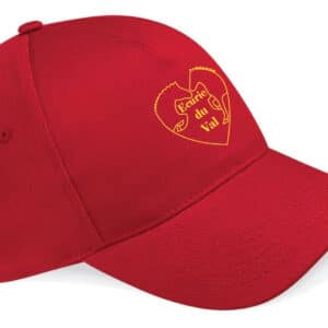 CASQUETTE - ECURIE DU VAL (76) - Rouge - BF015