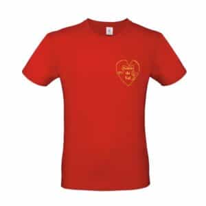 T-SHIRT (enfant) - ECURIE DU VAL (76) - Rouge - BC03TK