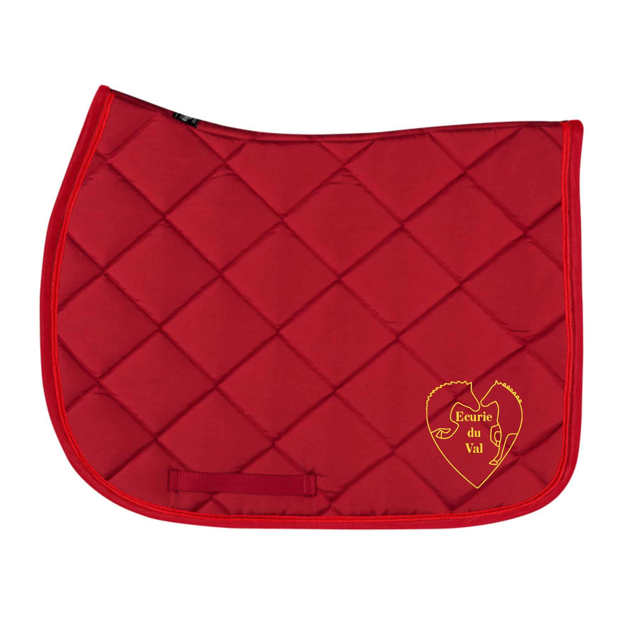 TAPIS PADDOCK SPORT PREM'S - ECURIE DU VAL (76) - Rouge - 20474