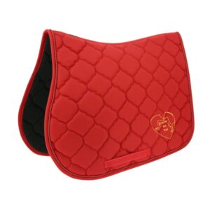 TAPIS RIDING WORLD - ECURIE DU VAL (76) - Rouge - 20453