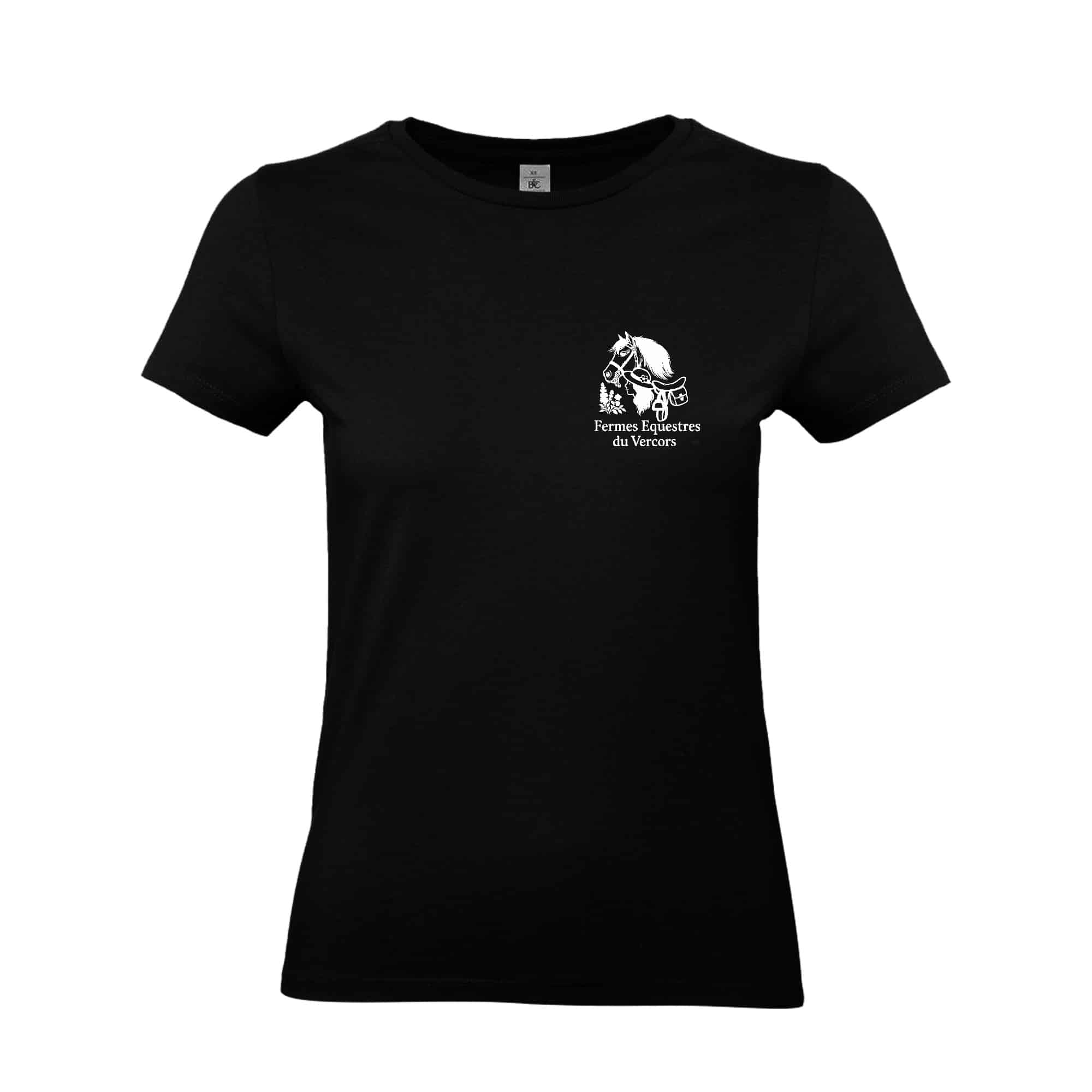T-SHIRT (femme) - Les Fermes Equestres du Vercors - BC04T