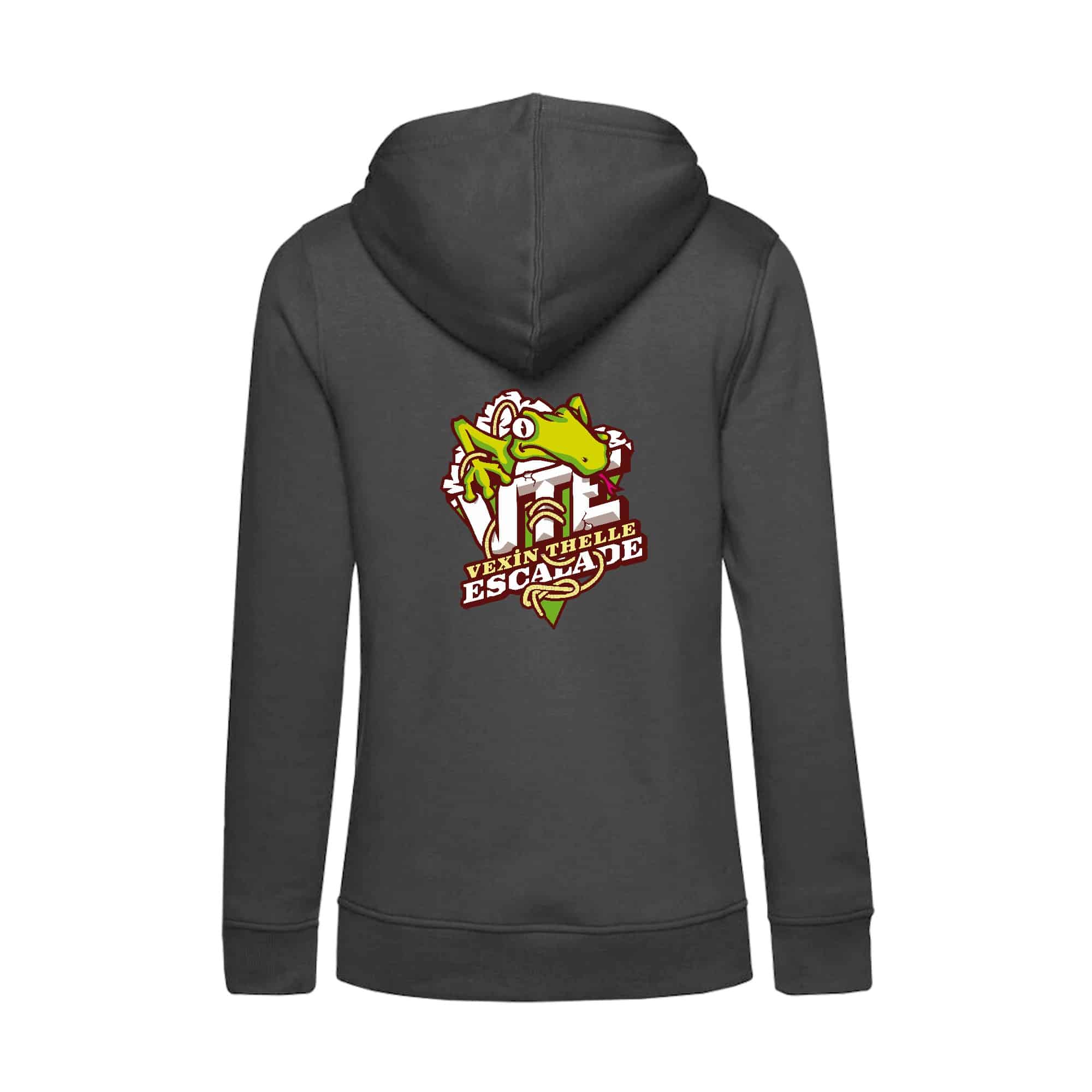 SWEAT A CAPUCHE (femme) – Vexin thelle escalade - BCW34B – Image 3