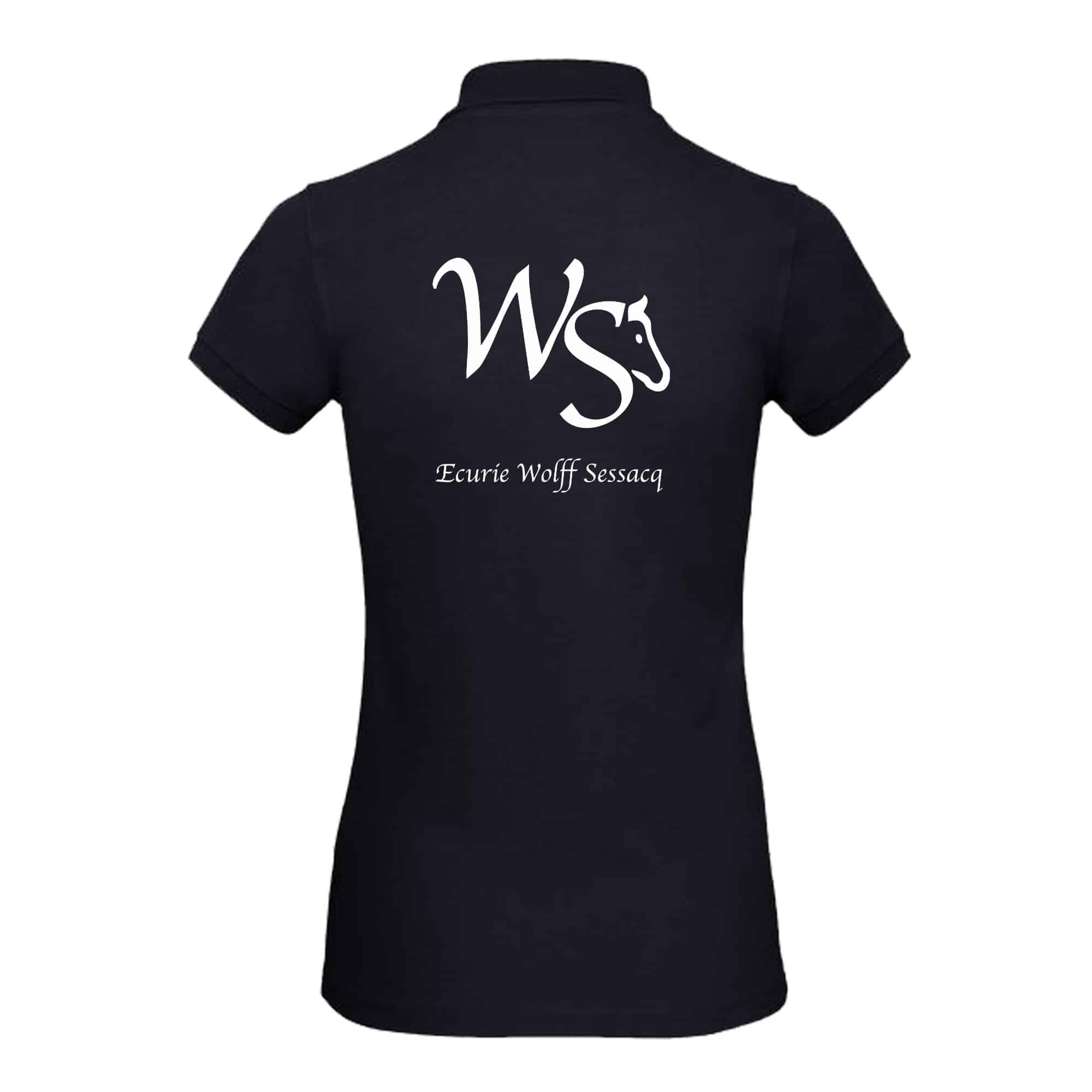 Polo premium (femme) - Ecurie Wolff Sessacq - Navy - BCW463 – Image 2