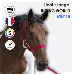 Licol + Longe Riding World Club - 510118