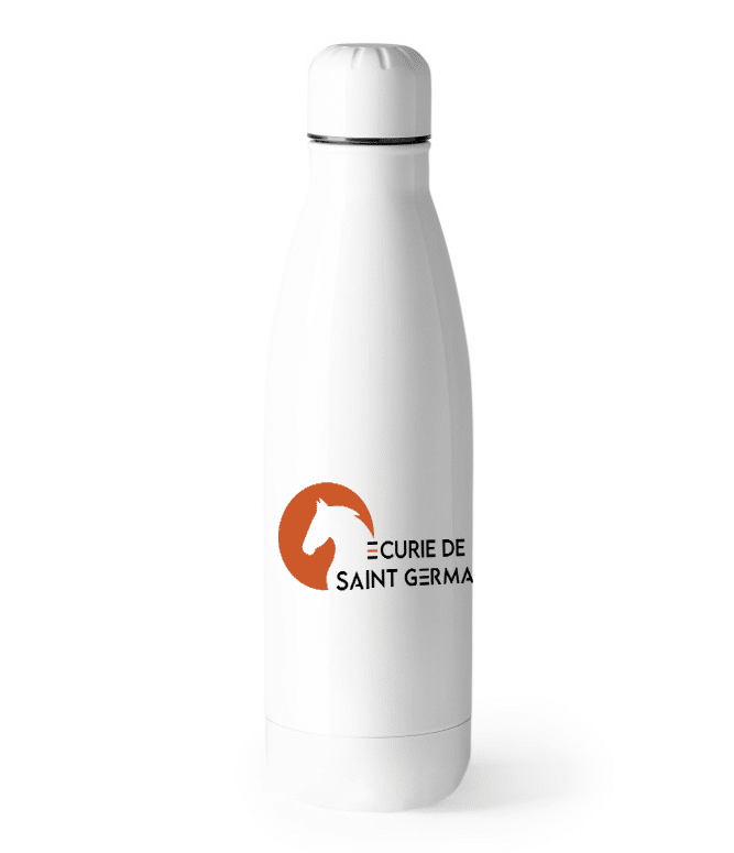 Gourde Blanche 500ml - Écurie de St Germain - GRD001