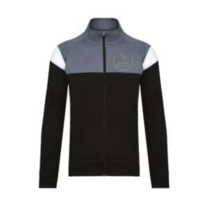 Veste de survêtement zippée (enfant) - Les écuries de l'ADS - Noir - PA391