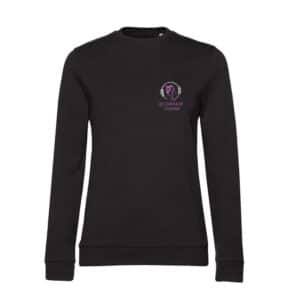 SWEAT COL ROND (enfant) - Les chevaux d'aeden - Noir - ID332K