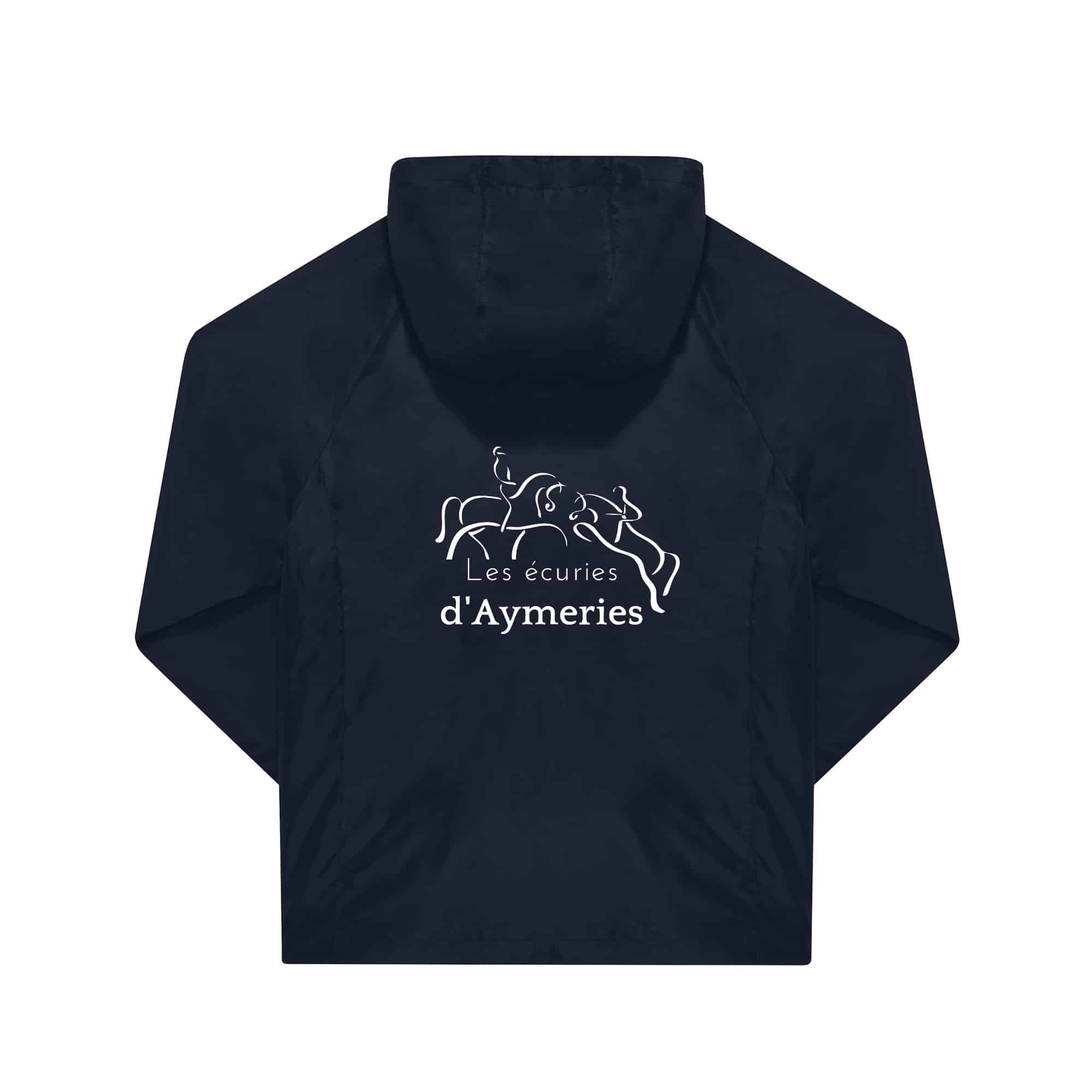 COUPE-VENT (unisexe) - Les écuries d’Aymeries - Navy - BC630 – Image 3
