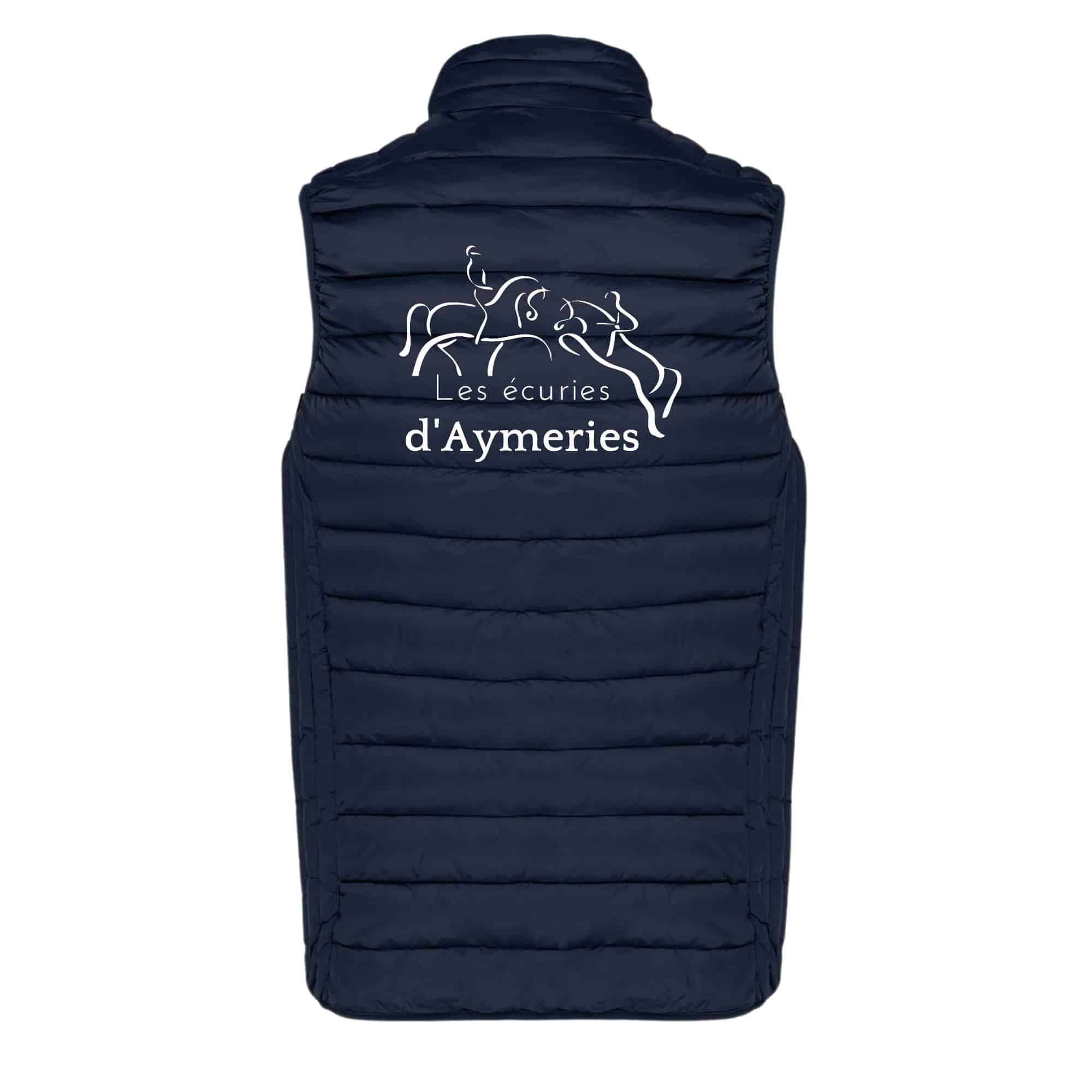 DOUDOUNE SANS MANCHES (enfant) - Les écuries d’Aymeries - Navy - K6115 – Image 3