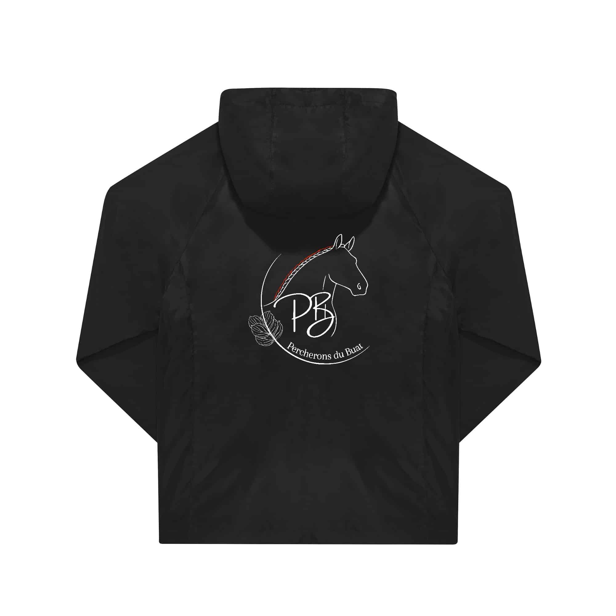 COUPE-VENT (unisexe) - Elevage Percherons du Buat - Noir - BC630 – Image 3