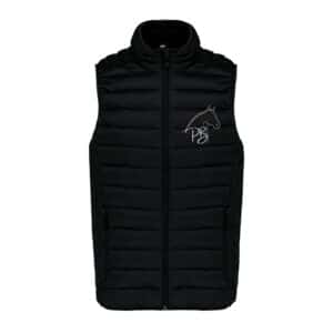 DOUDOUNE SANS MANCHES (enfant) - Elevage Percherons du Buat - Noir - K6115