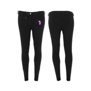 Pantalon d'équitation RIDING WORLD (enfant) - Cabal'Arte, Le clos de la licorne - Noir - 989070