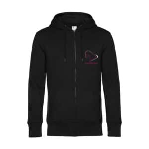SWEAT ZIPPÉ (enfant) - Ecurie Carole Jégou - Noir - K455
