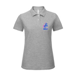 Polo premium (femme) - HARAS DE LA CASSAUDRY - Gris chiné - BCW463