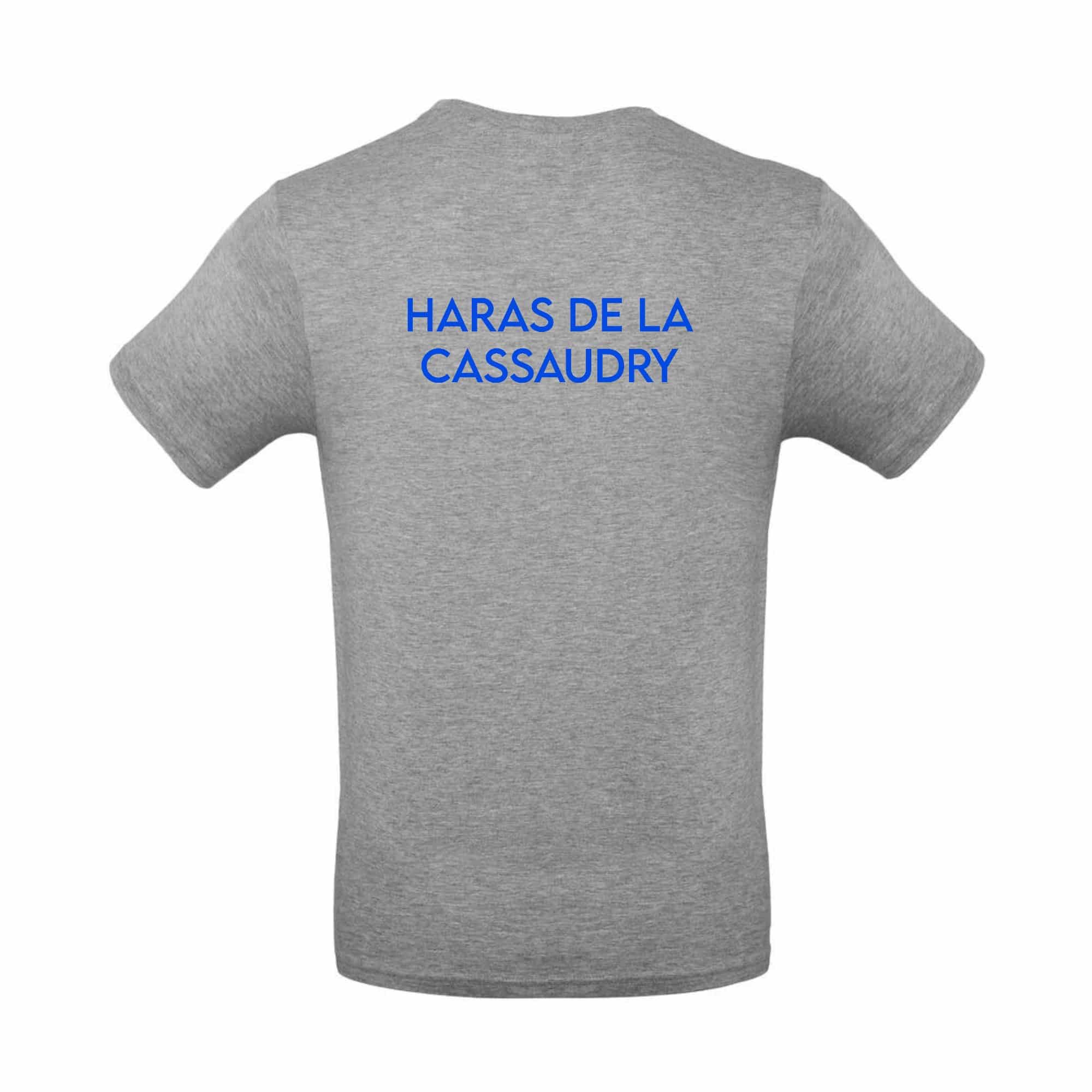 T-SHIRT (enfant) - HARAS DE LA CASSAUDRY - Gris chiné - BC03TK – Image 3