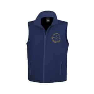 SOFTSHELL SANS MANCHE (homme) – CEFTER-PACA - Navy - RS232