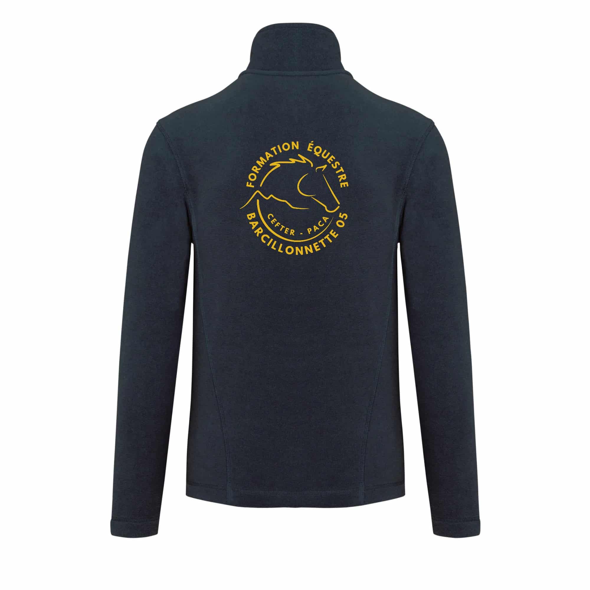 Veste micropolaire zippée (enfant) – CEFTER-PACA - Navy – K920 – Image 3