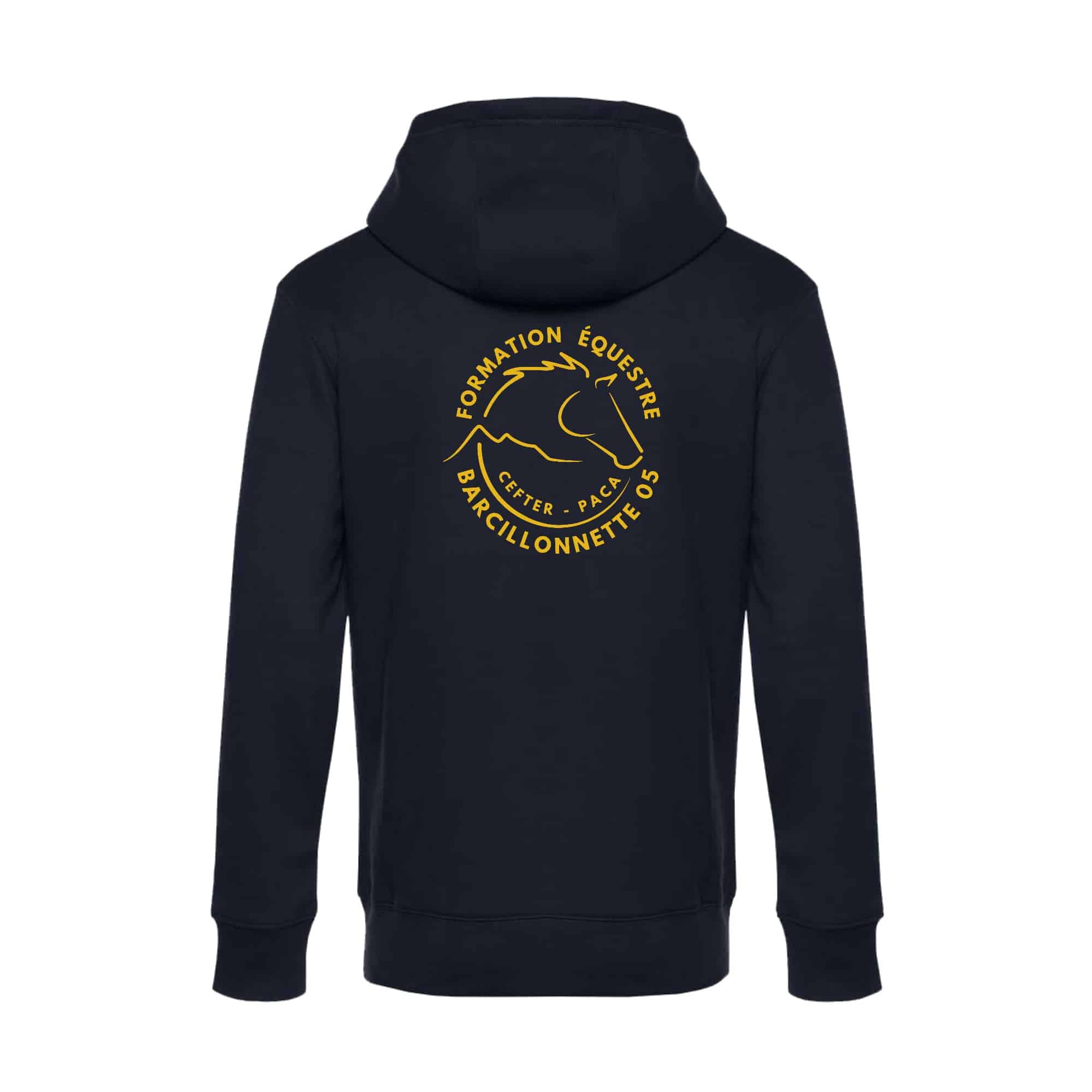 SWEAT ZIPPÉ (Homme) - CEFTER-PACA - Navy - BCU03K – Image 3