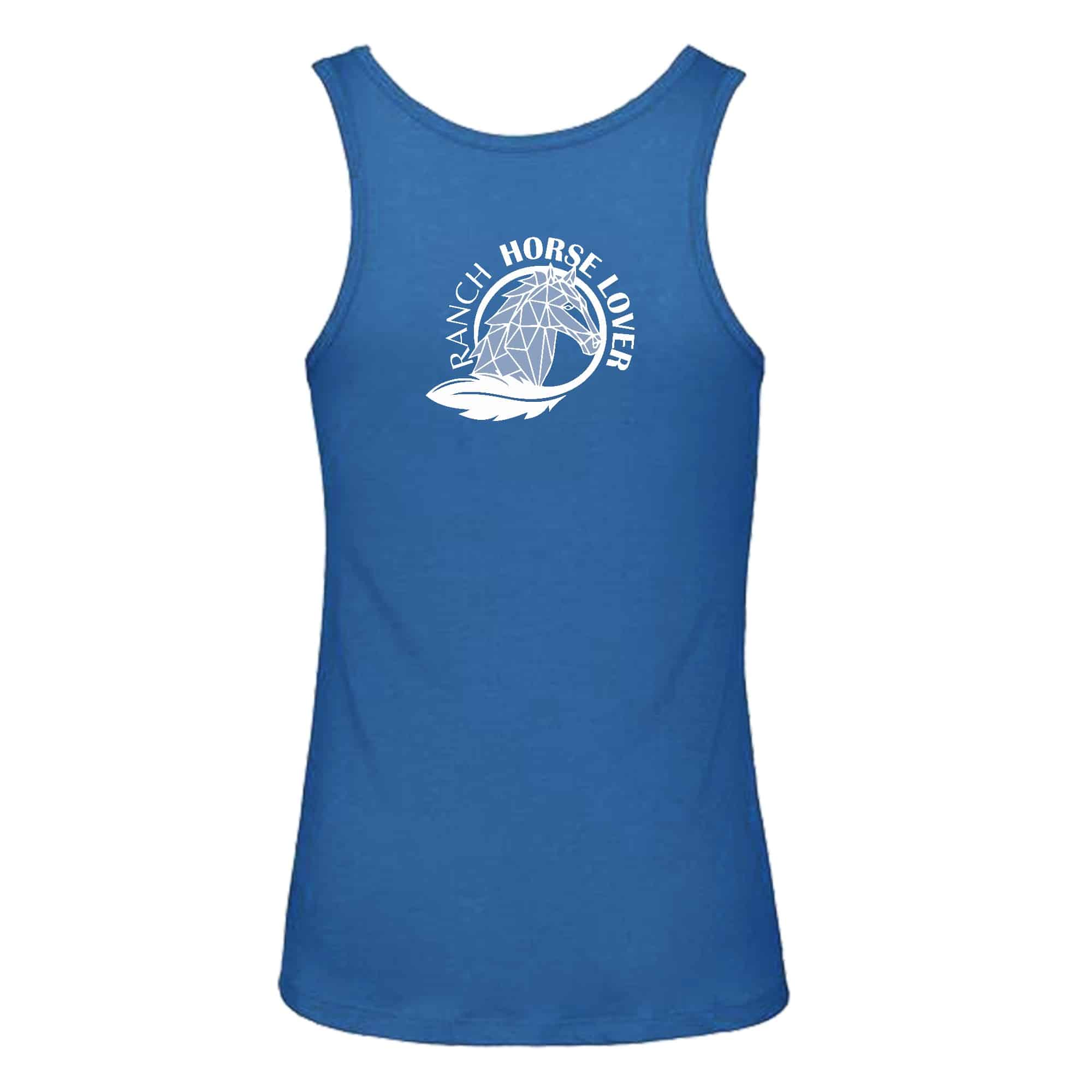 DEBARDEUR (femme) - Ranch Horse Lover – Bleu roi - BC073 – Image 3