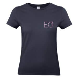 T-Shirt Bio Premium (femme) - Ecurie Eloise Chapel - Navy - BC049