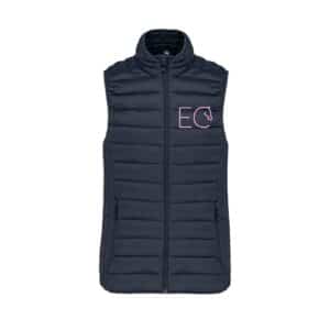 DOUDOUNE SANS MANCHES (femme) - Ecurie Eloise Chapel - Navy - K6114