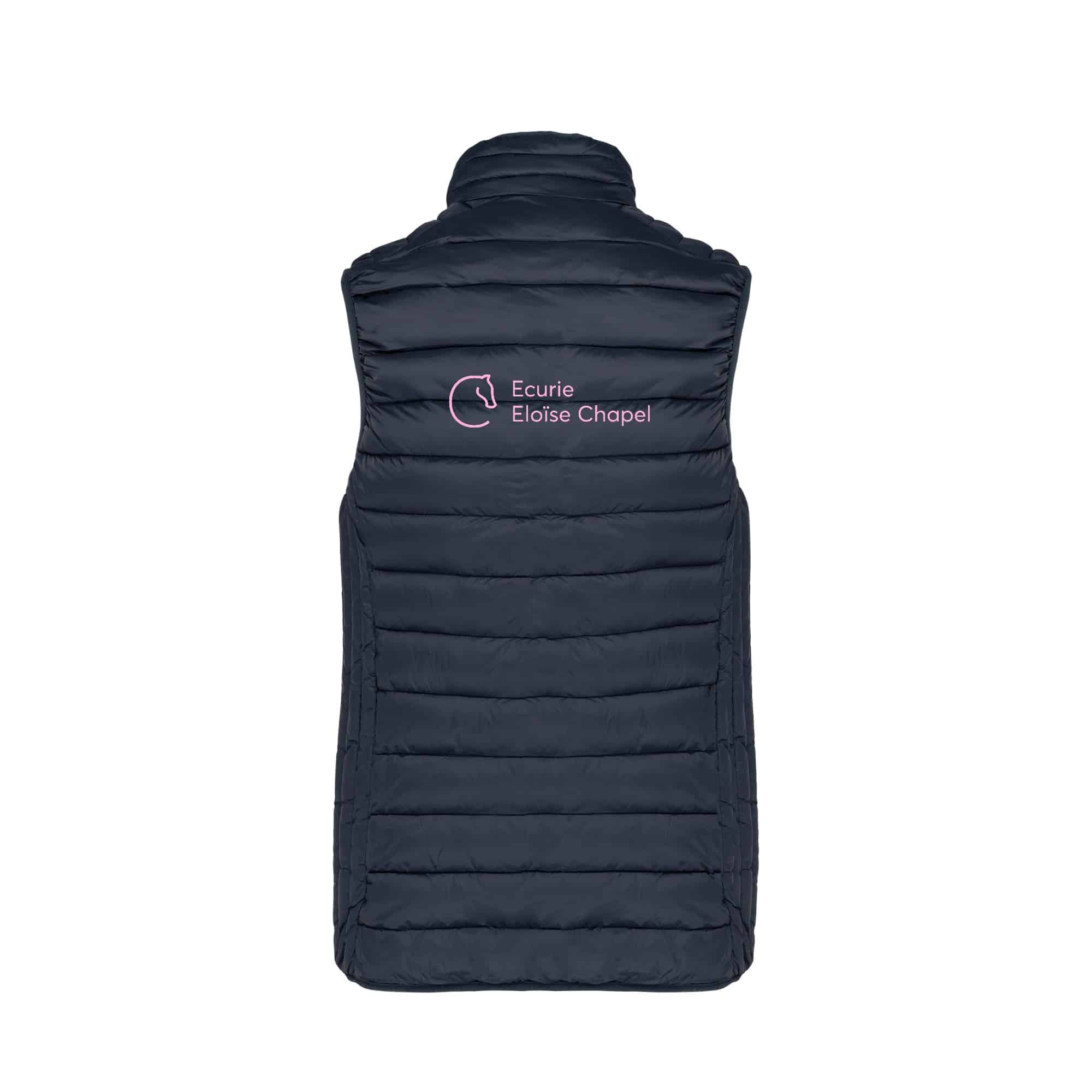 DOUDOUNE SANS MANCHES (femme) - Ecurie Eloise Chapel - Navy - K6114 – Image 3