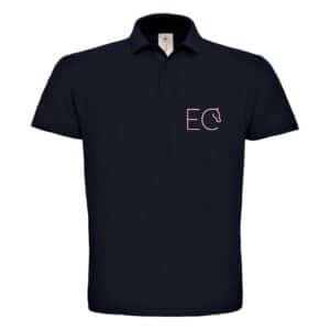Polo premium (homme) - Ecurie Eloise Chapel - Navy - BCU426